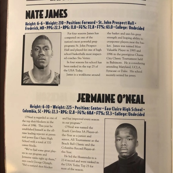 Kobe Bryant 1996 McDonald’s High School Basketball Program Lower Merion - Picture 7 of 12